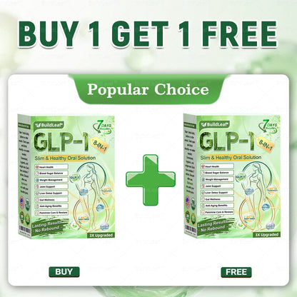 🔥Official Store | BuildLeaf® GLP-1 8-in-1 Slim & Healthy Oral Solution (Once a day, results in 7 days), With 100 Billion CFU Active Probiotics ✅ Supports weight management, heart health, diabetes, gut & women’s health, while firming skin & boosting energy