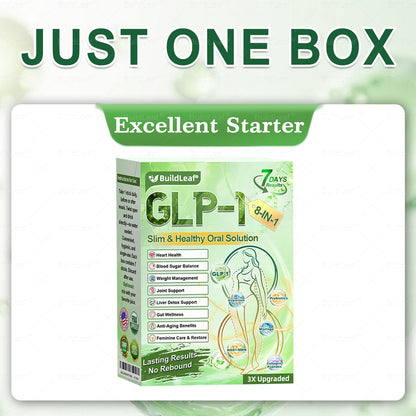 🔥Official Store | BuildLeaf® GLP-1 8-in-1 Slim & Healthy Oral Solution (Once a day, results in 7 days), With 100 Billion CFU Active Probiotics ✅ Supports weight management, heart health, diabetes, gut & women’s health, while firming skin & boosting energy
